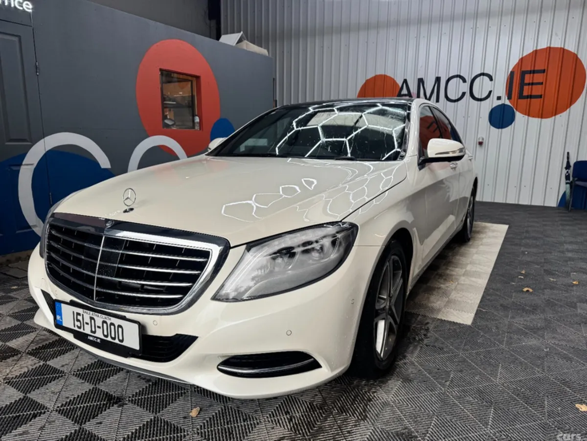 Mercedes-Benz S-Class Saloon, Petrol Hybrid, 2015, White