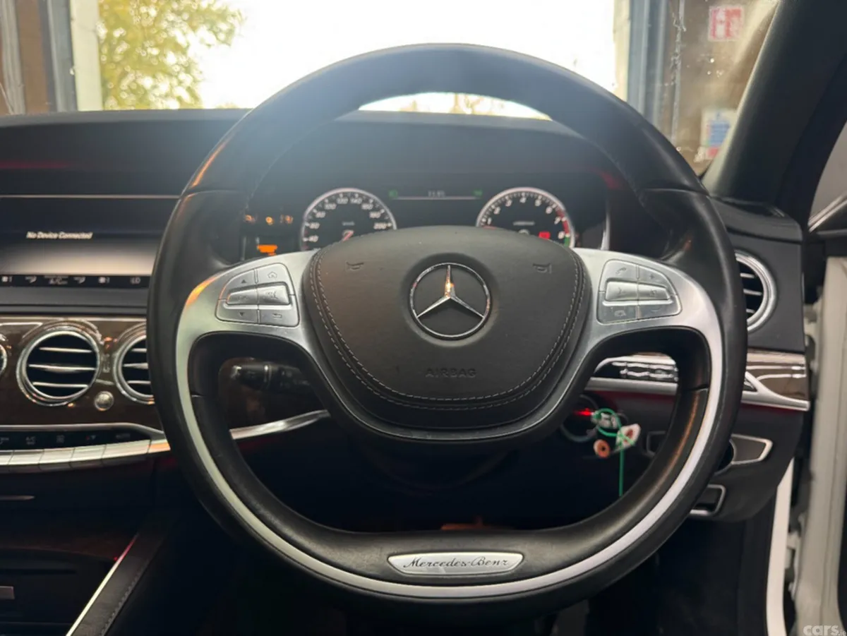Mercedes-Benz S-Class Saloon, Petrol Hybrid, 2015, White