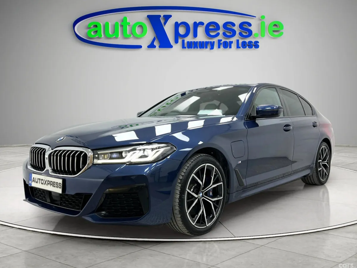 BMW 5-Series Saloon, Petrol Plug-in Hybrid, 2020, Blue