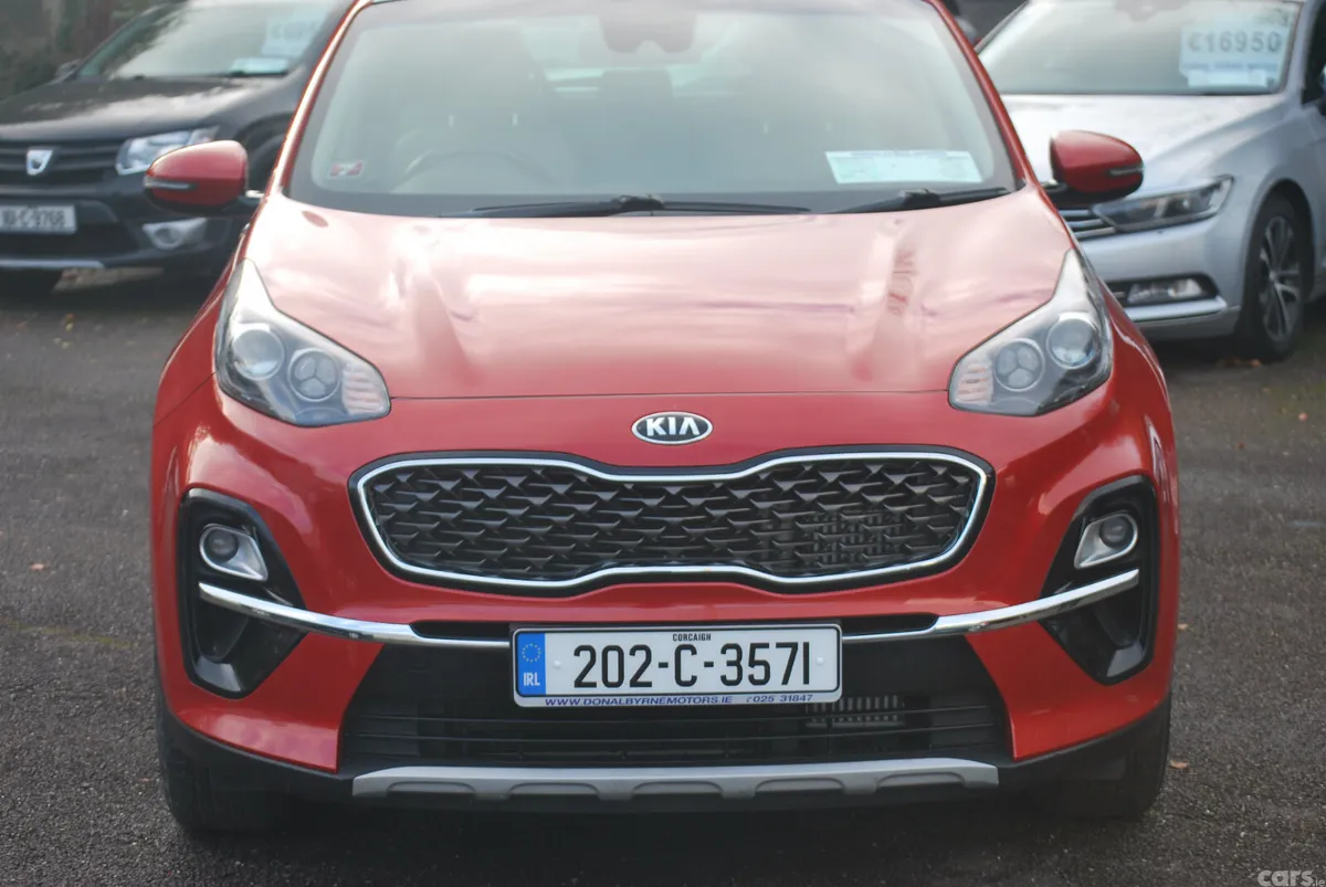 Kia Sportage SUV, Diesel Hybrid, 2020, Red