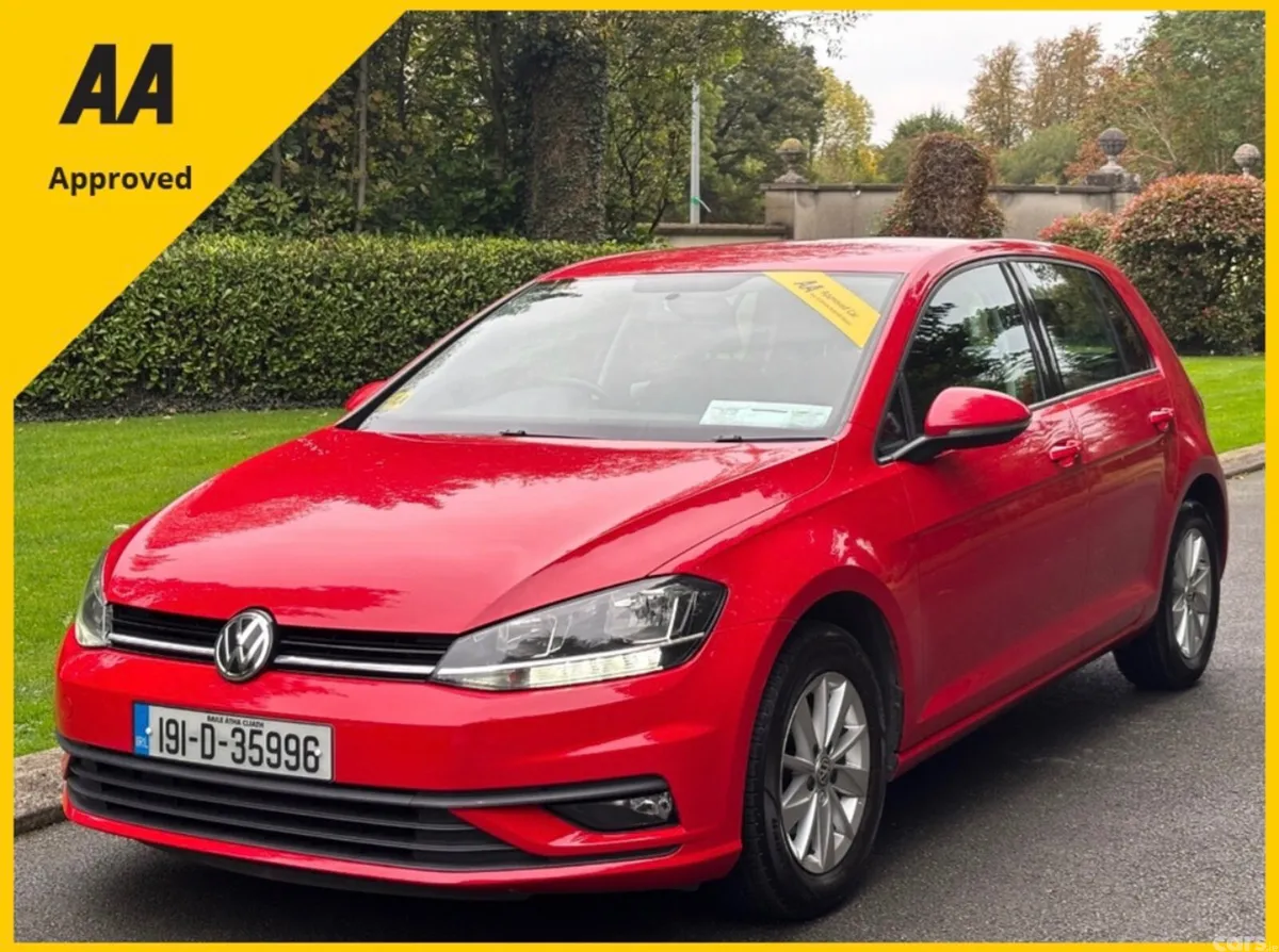 Volkswagen Golf Hatchback, Petrol, 2019, Red