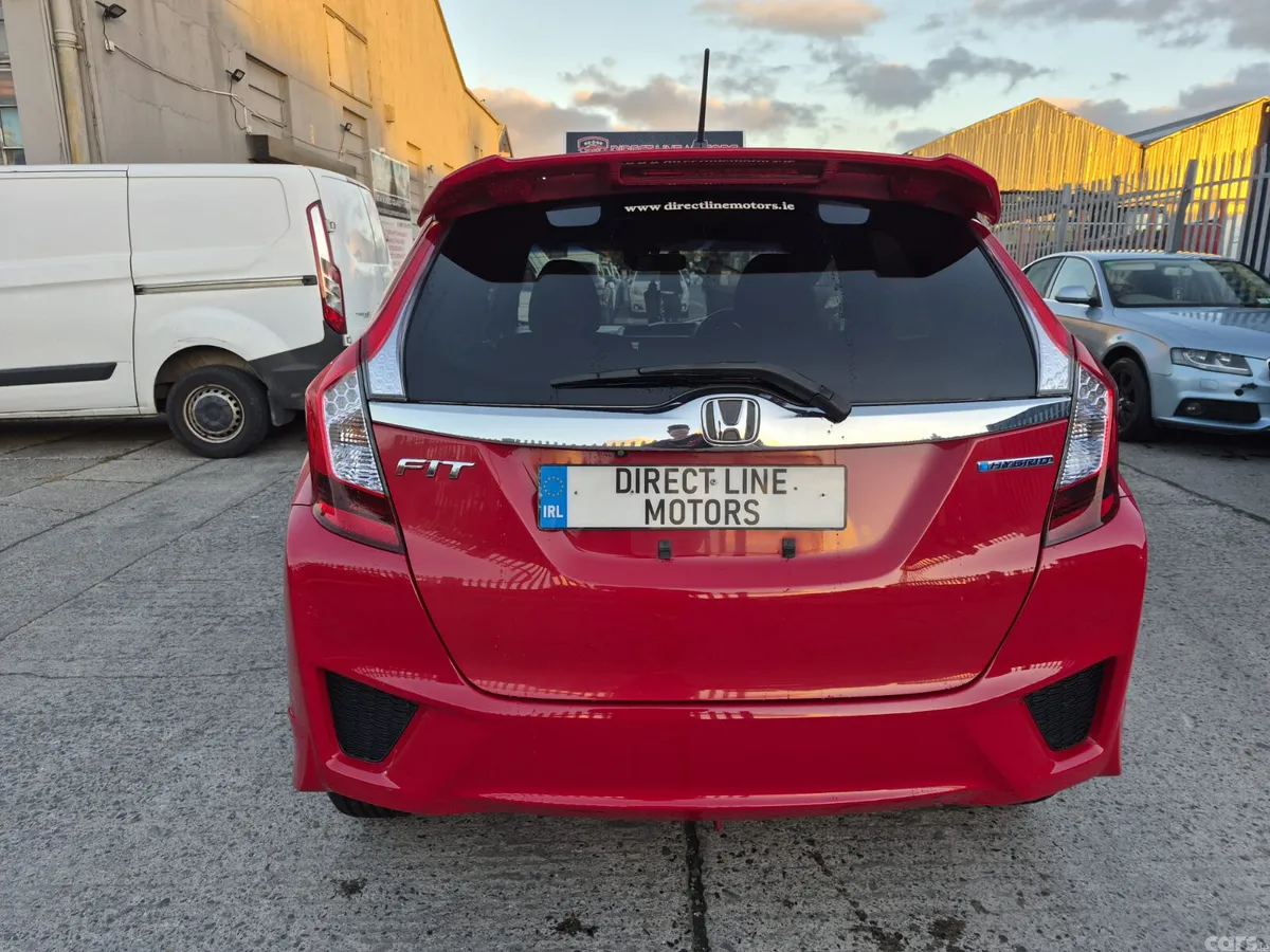 Honda Fit Hatchback, Petrol Hybrid, 2016, Red