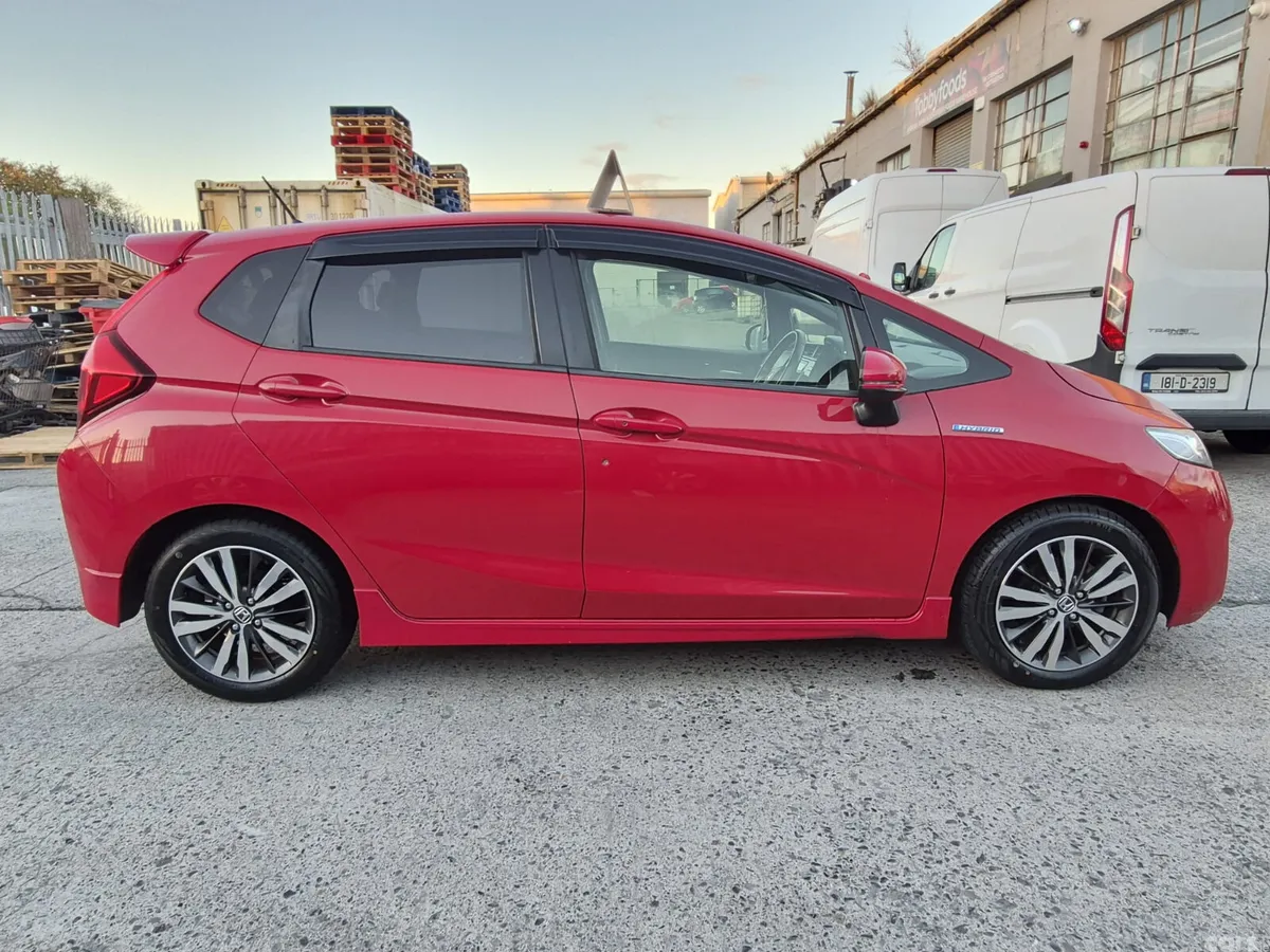 Honda Fit Hatchback, Petrol Hybrid, 2016, Red