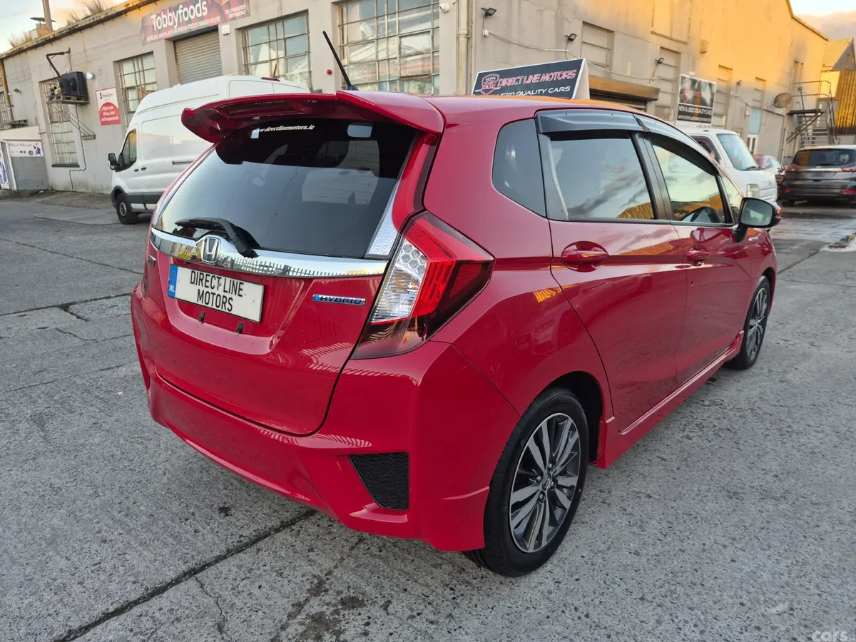 Honda Fit Hatchback, Petrol Hybrid, 2016, Red