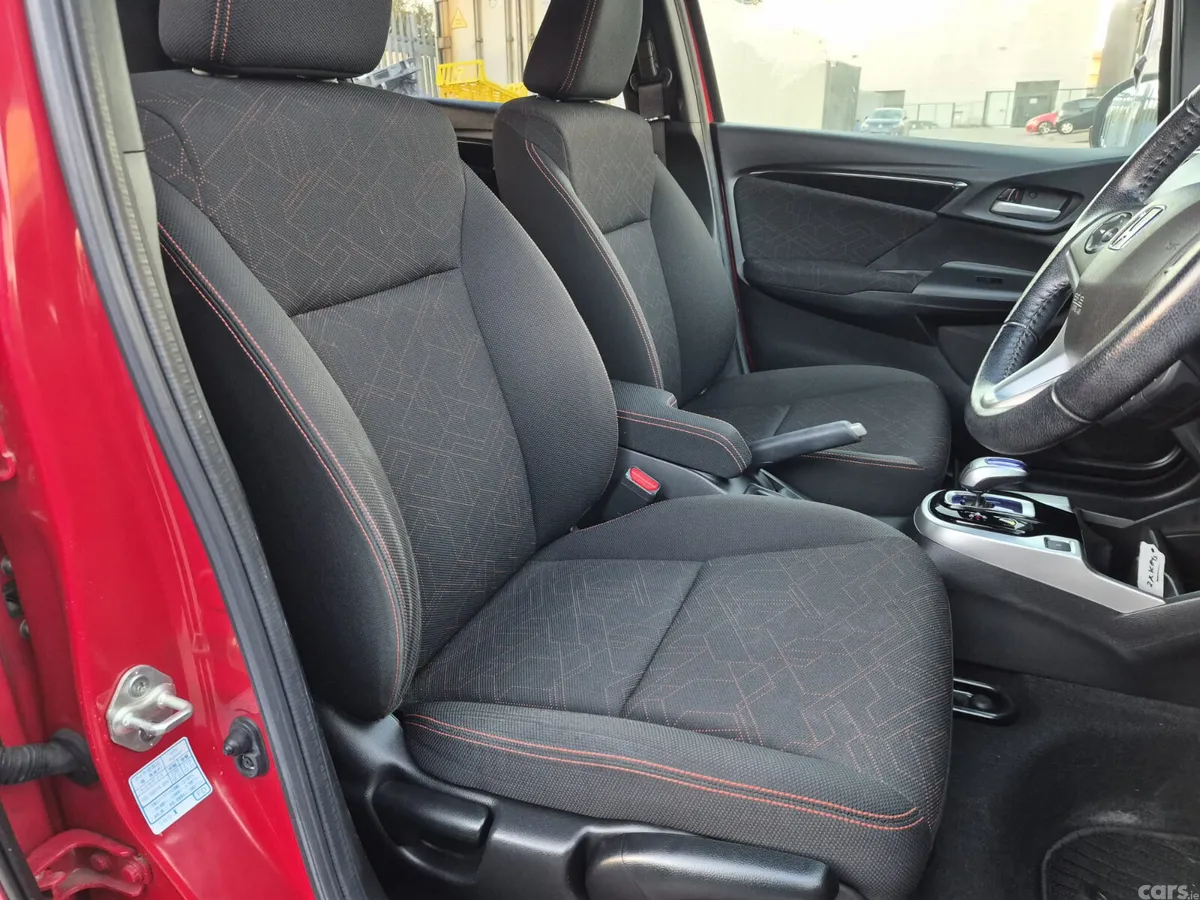 Honda Fit Hatchback, Petrol Hybrid, 2016, Red