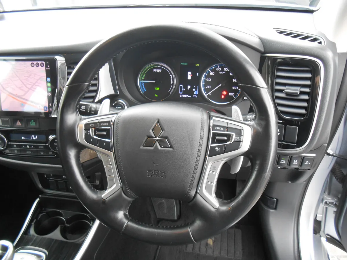Mitsubishi Outlander SUV, Petrol Plug-in Hybrid, 2017, Silver