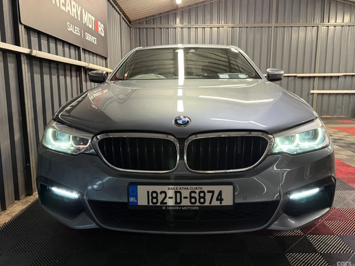 BMW 5-Series Saloon, Petrol Plug-in Hybrid, 2018, Grey
