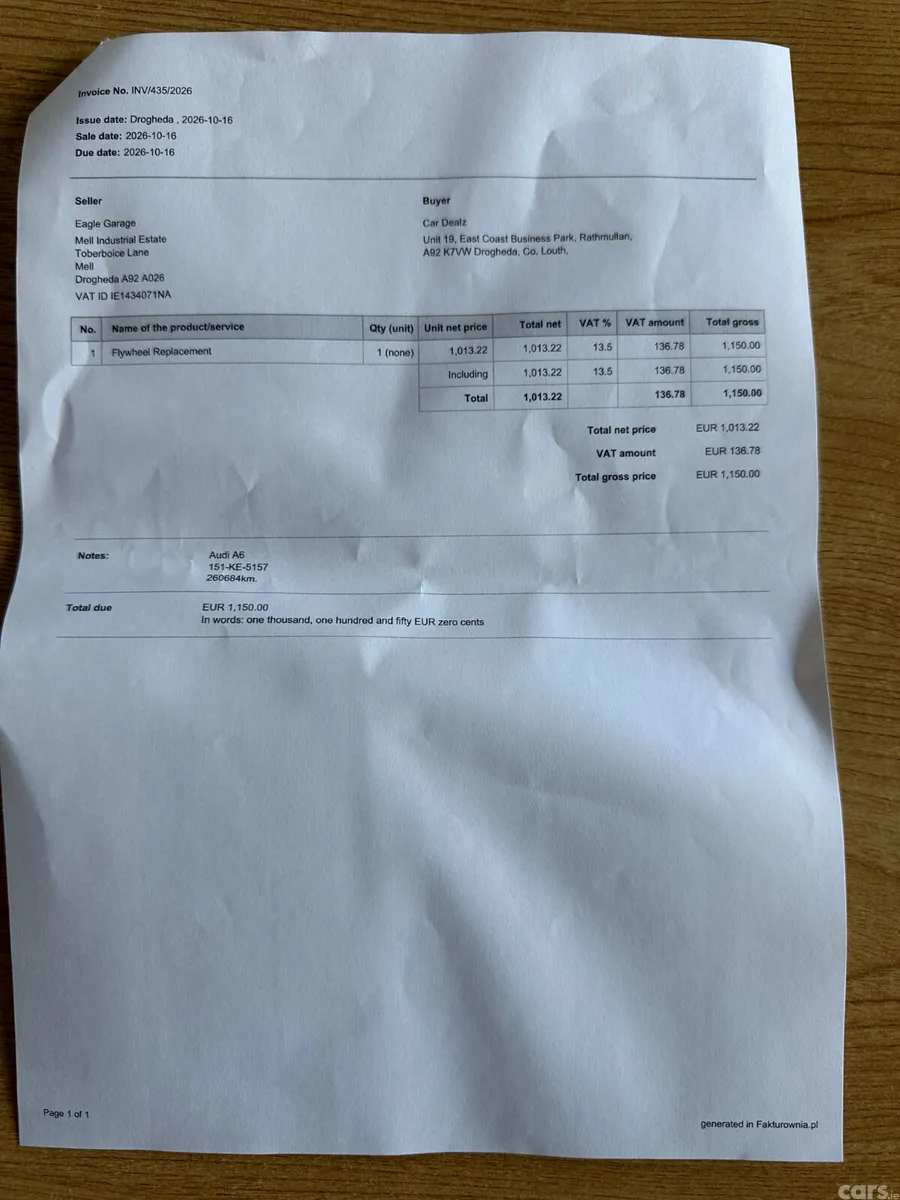 Audi A6 Saloon, Diesel, 2015, Black