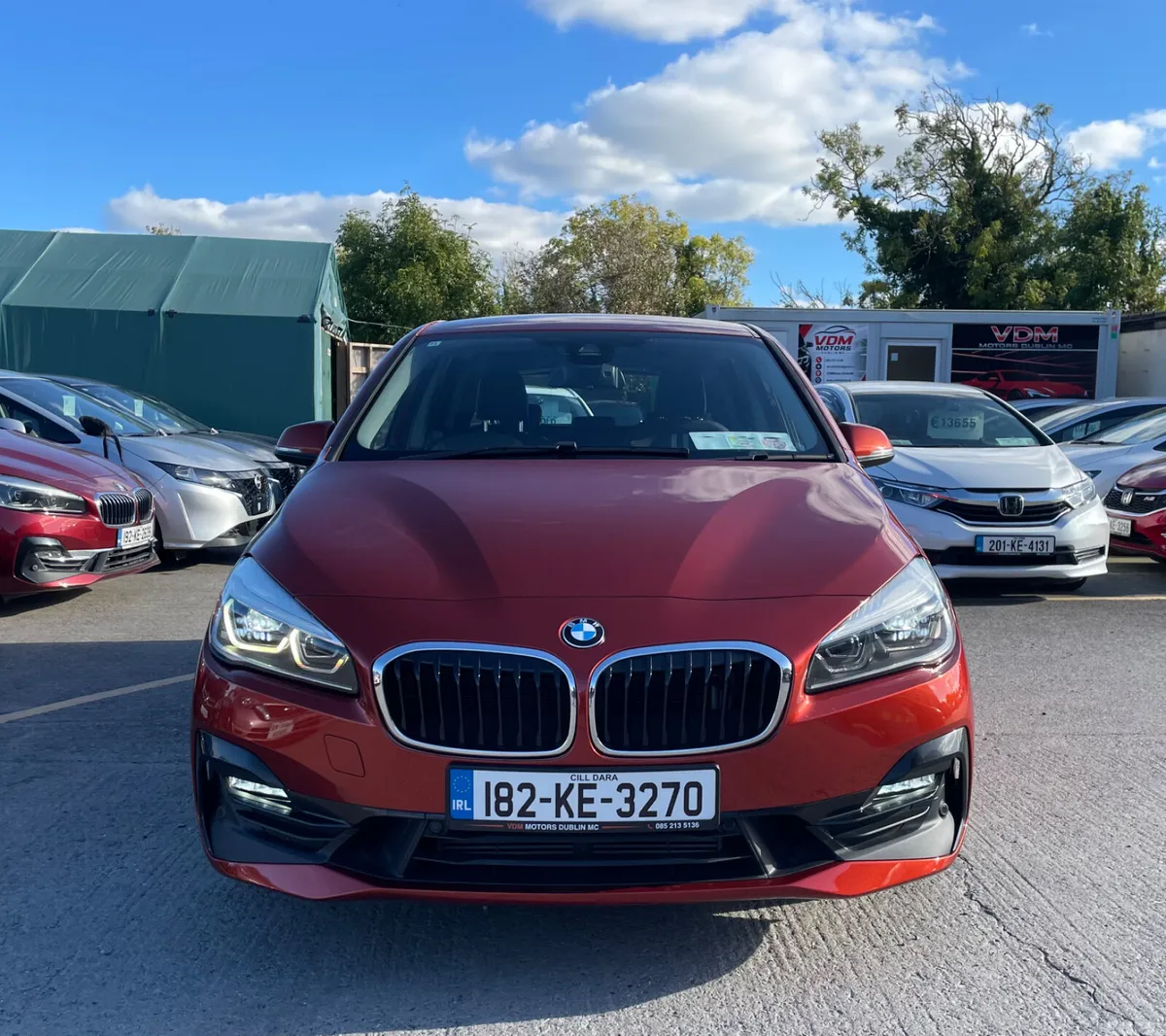 BMW 2-Series Hatchback, Diesel, 2018, Orange