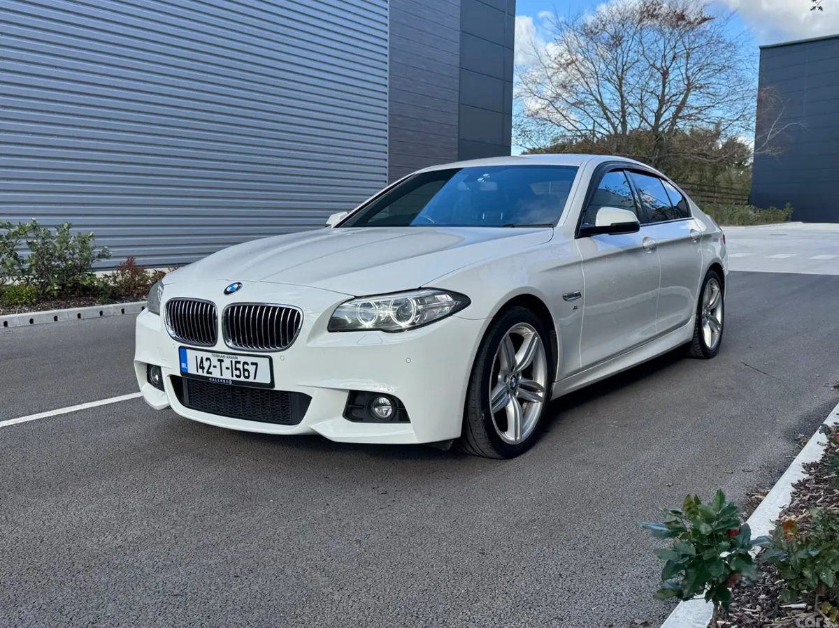 BMW 5-Series Saloon, Diesel, 2014, White