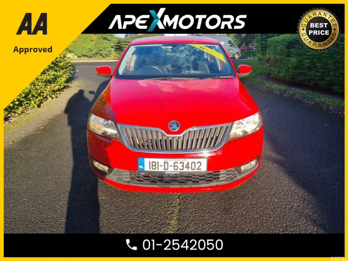 Skoda Rapid Hatchback, Diesel, 2018, Red