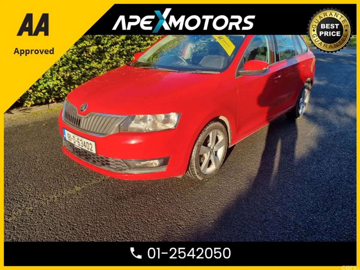 Skoda Rapid Hatchback, Diesel, 2018, Red