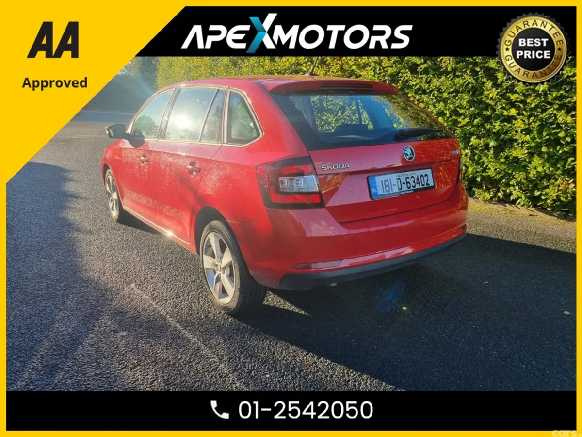 Skoda Rapid Hatchback, Diesel, 2018, Red
