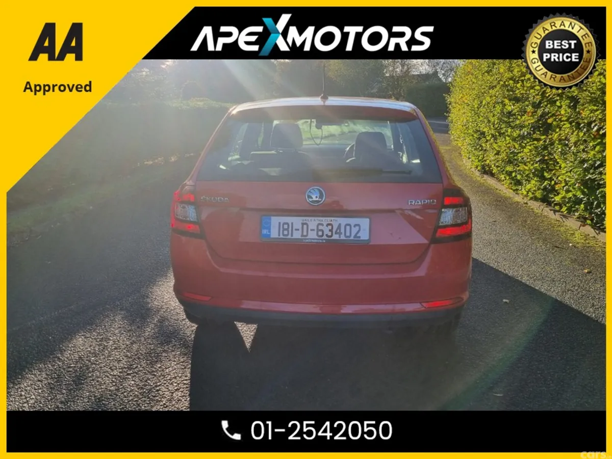 Skoda Rapid Hatchback, Diesel, 2018, Red