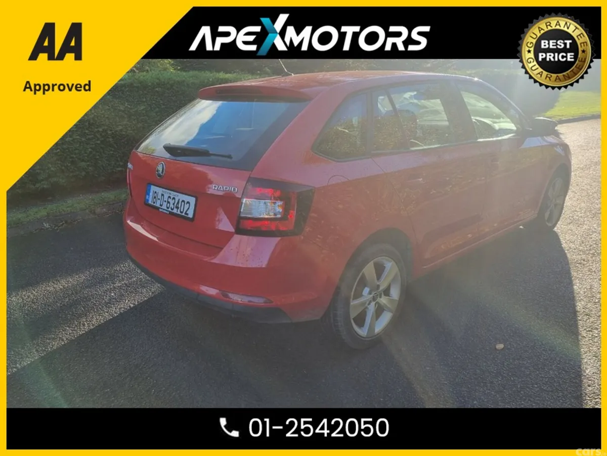 Skoda Rapid Hatchback, Diesel, 2018, Red