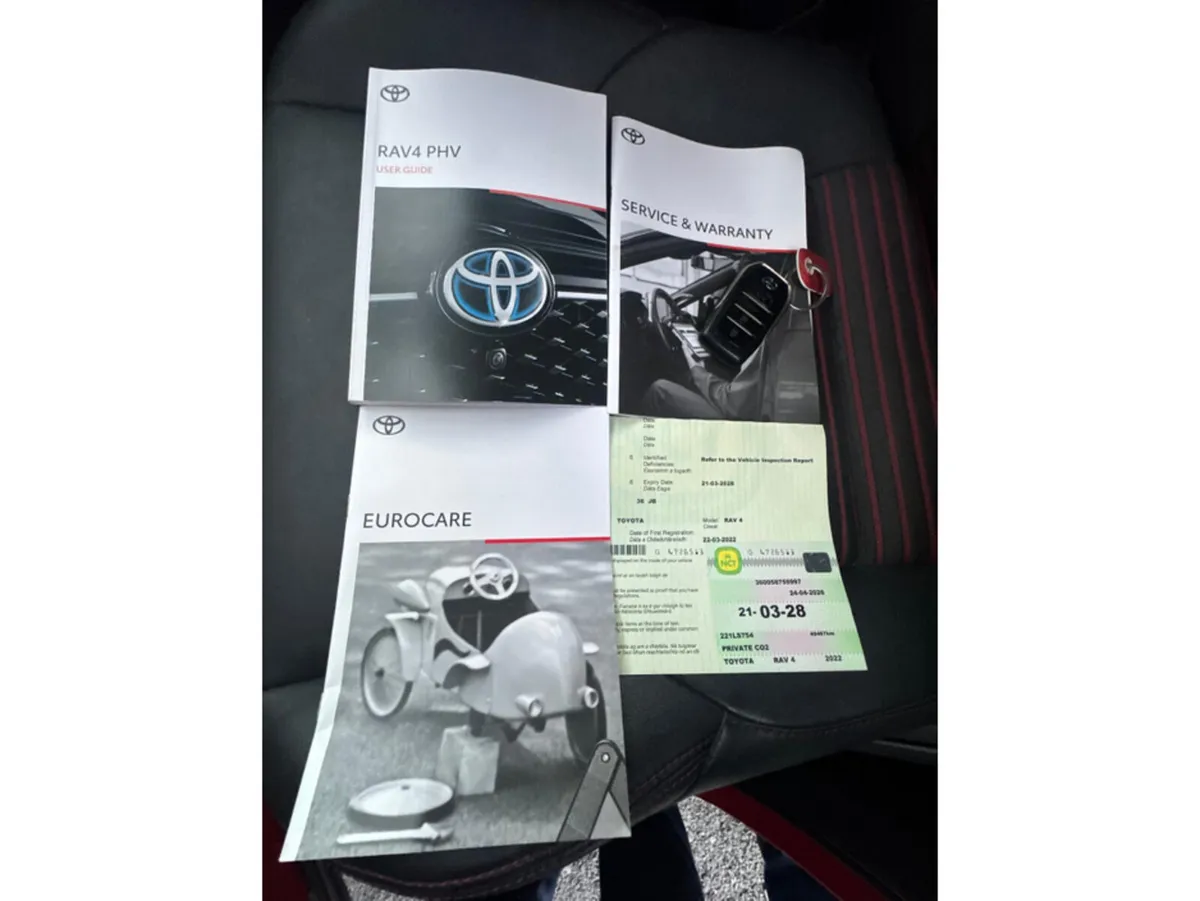 Toyota RAV4 SUV, Petrol Plug-in Hybrid, 2022, Red