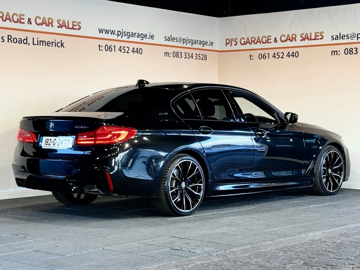 BMW 5-Series Saloon, Petrol Plug-in Hybrid, 2018, Black