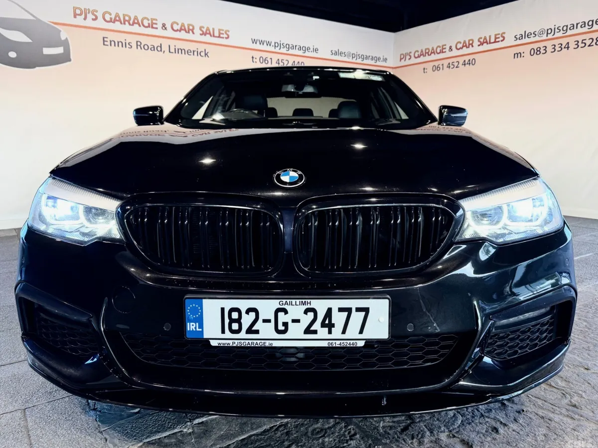 BMW 5-Series Saloon, Petrol Plug-in Hybrid, 2018, Black