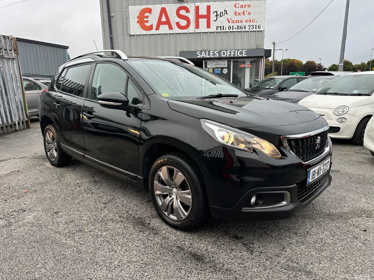 Peugeot 2008 Hatchback, Petrol, 2018, Black
