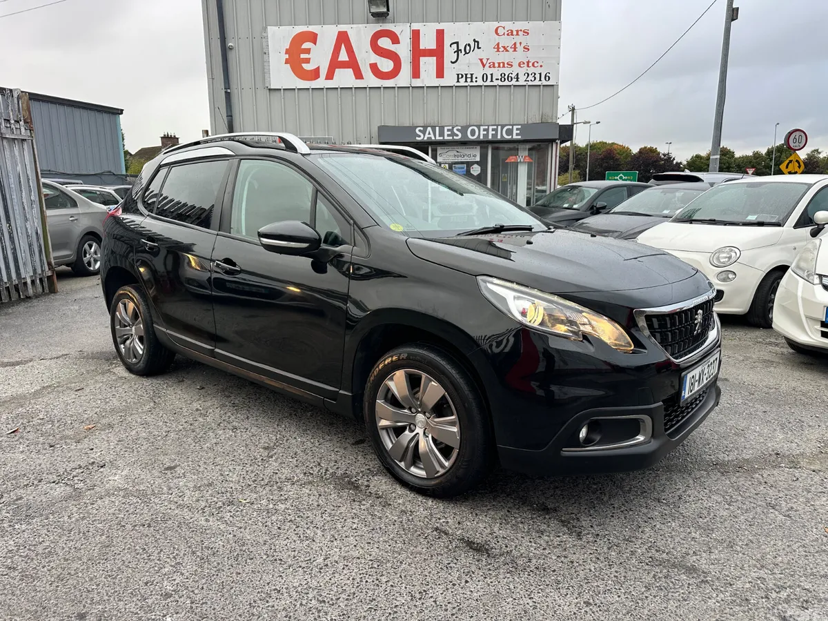 Peugeot 2008 Hatchback, Petrol, 2018, Black