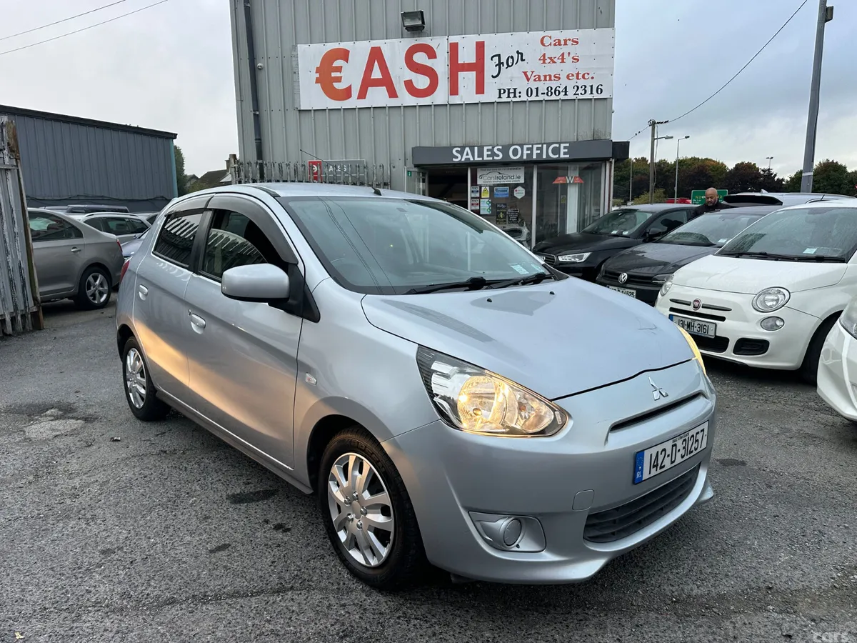Mitsubishi Mirage Hatchback, Petrol, 2014, Silver