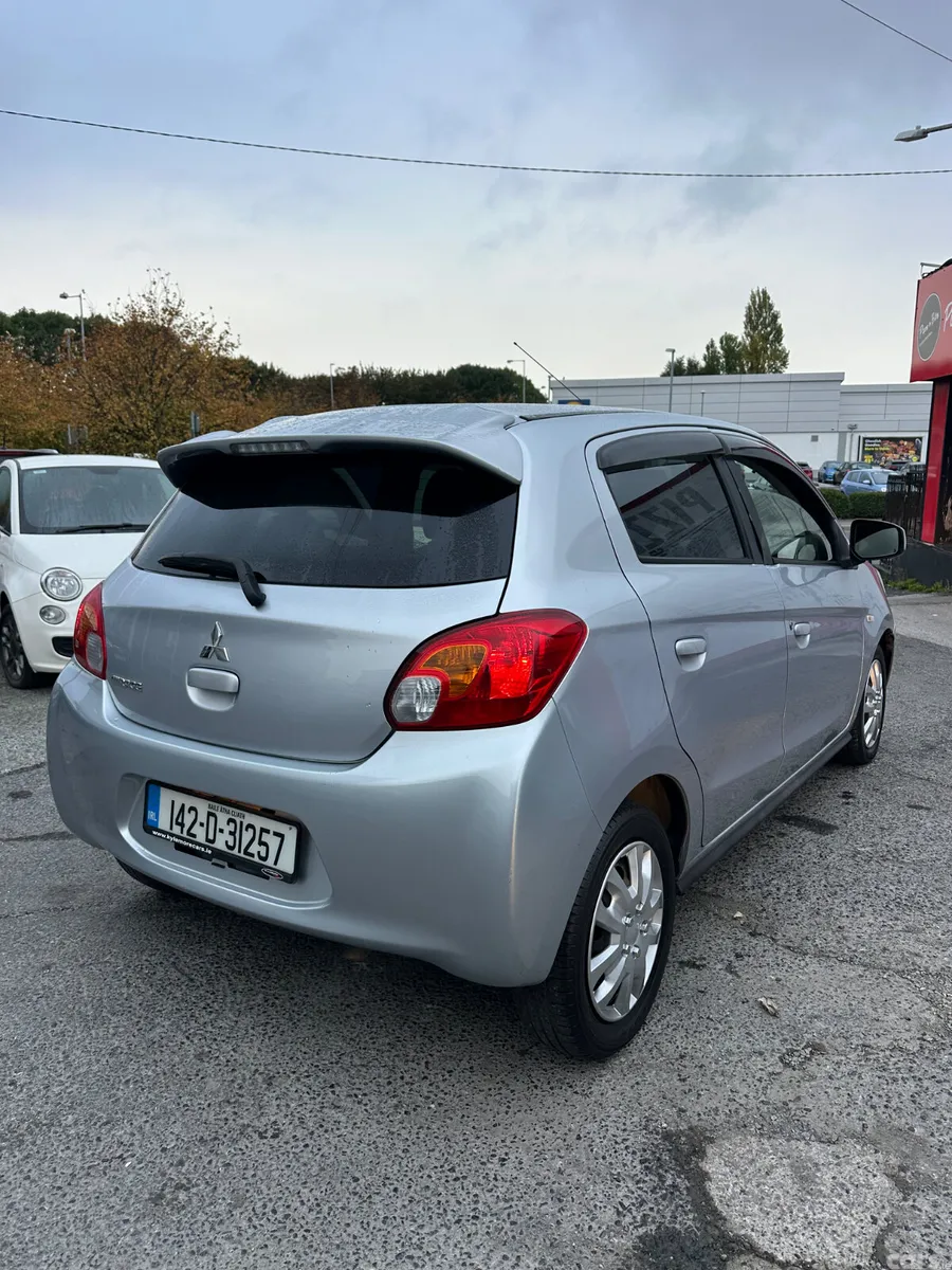Mitsubishi Mirage Hatchback, Petrol, 2014, Silver