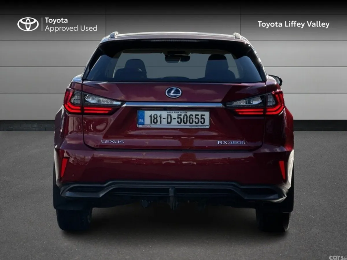 Lexus RX450H Estate, Petrol Hybrid, 2018, Red