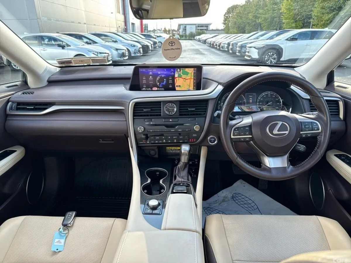 Lexus RX450H Estate, Petrol Hybrid, 2018, Red