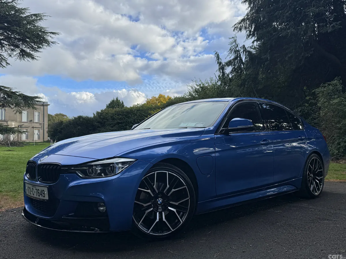 BMW 3-Series Saloon, Petrol Plug-in Hybrid, 2017, Blue