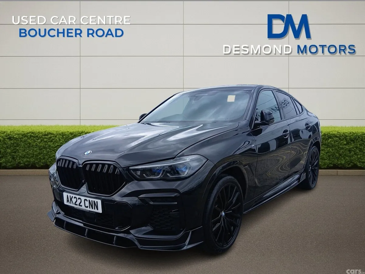 BMW X6 SUV, Diesel Hybrid, 2022, Black