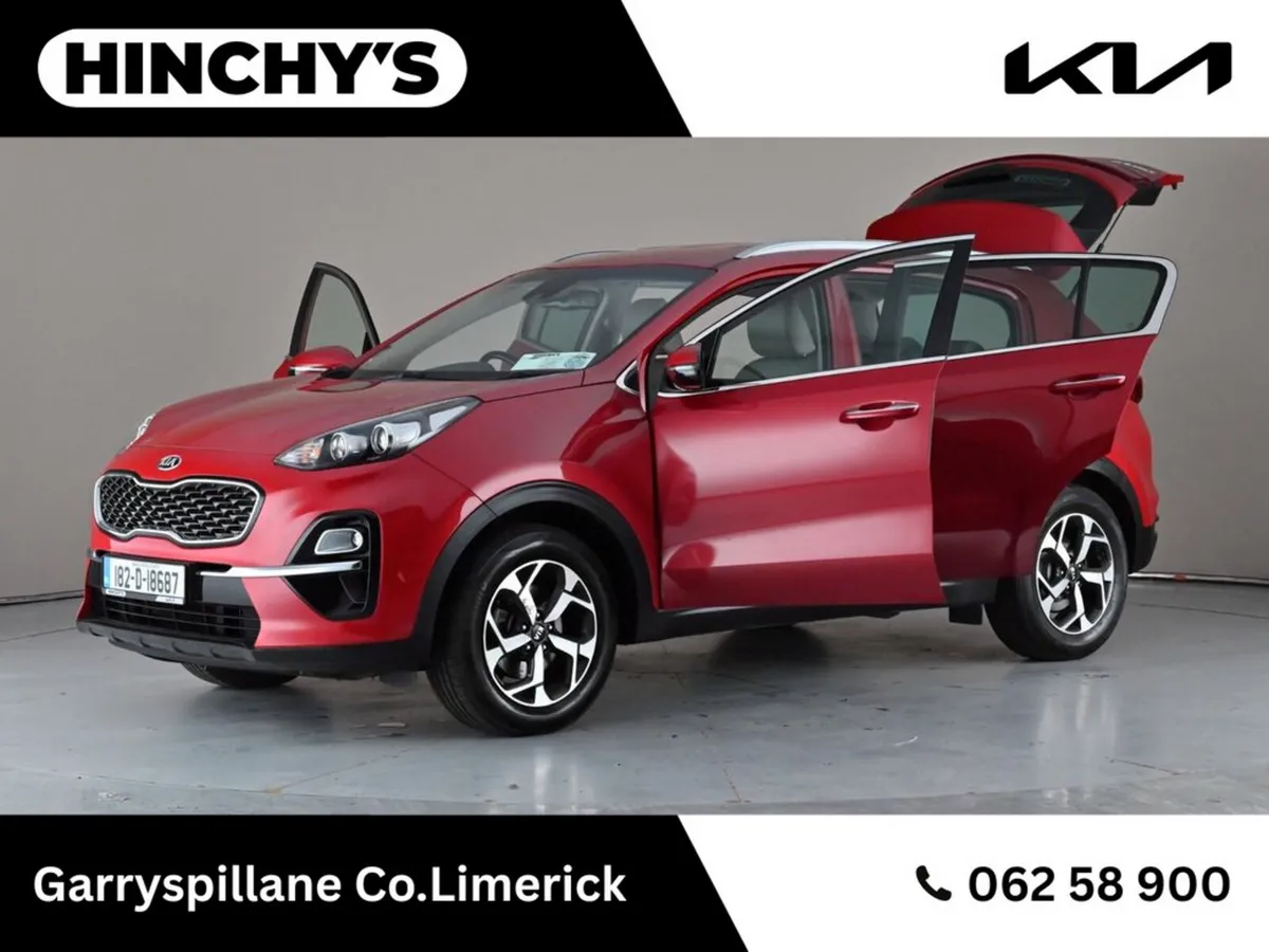 Kia Sportage SUV, Diesel, 2018, Red
