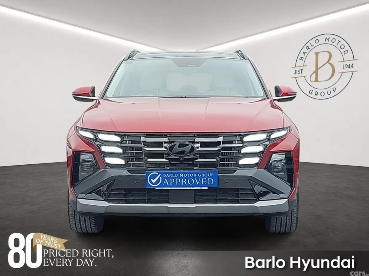 Hyundai Tucson SUV, Petrol Plug-in Hybrid, 2025, Red