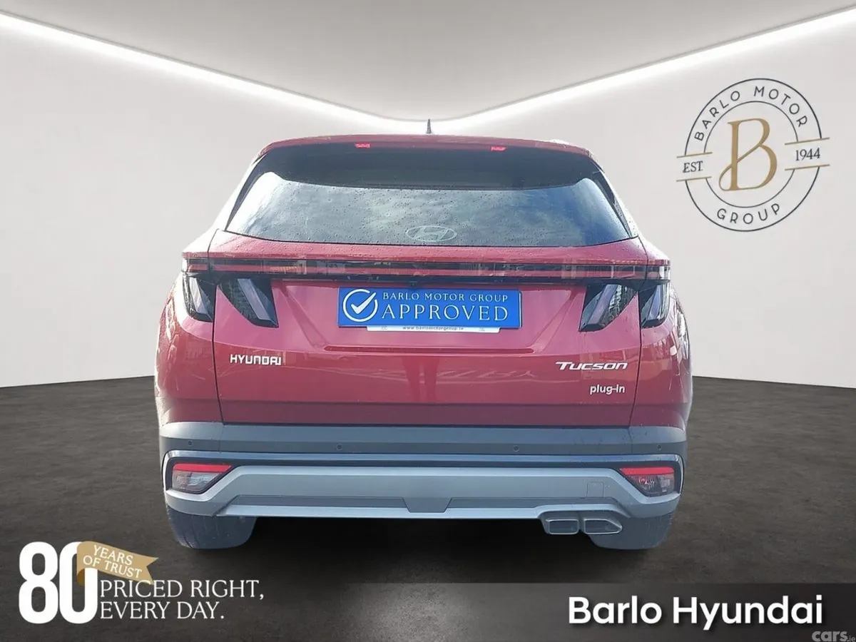 Hyundai Tucson SUV, Petrol Plug-in Hybrid, 2025, Red