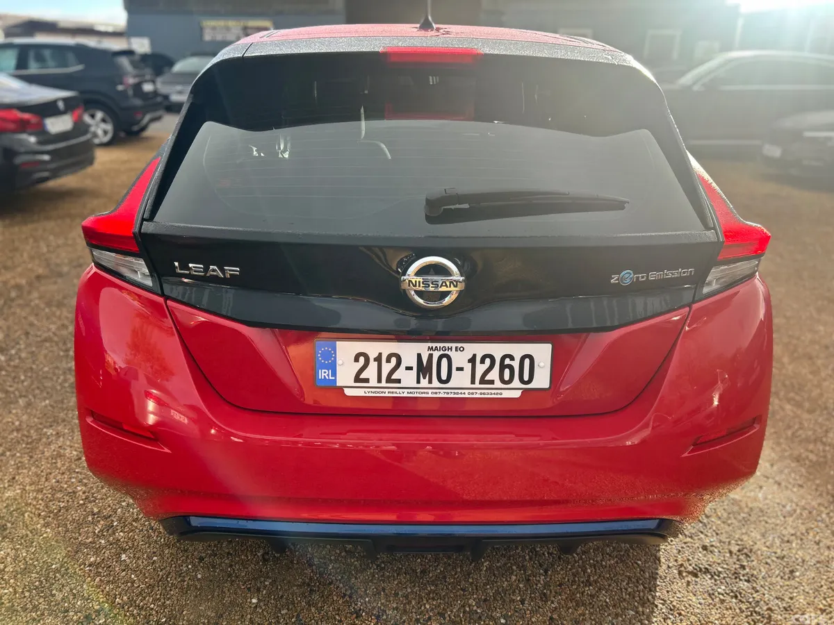 Nissan Leaf Hatchback, Electric, 2021, Red