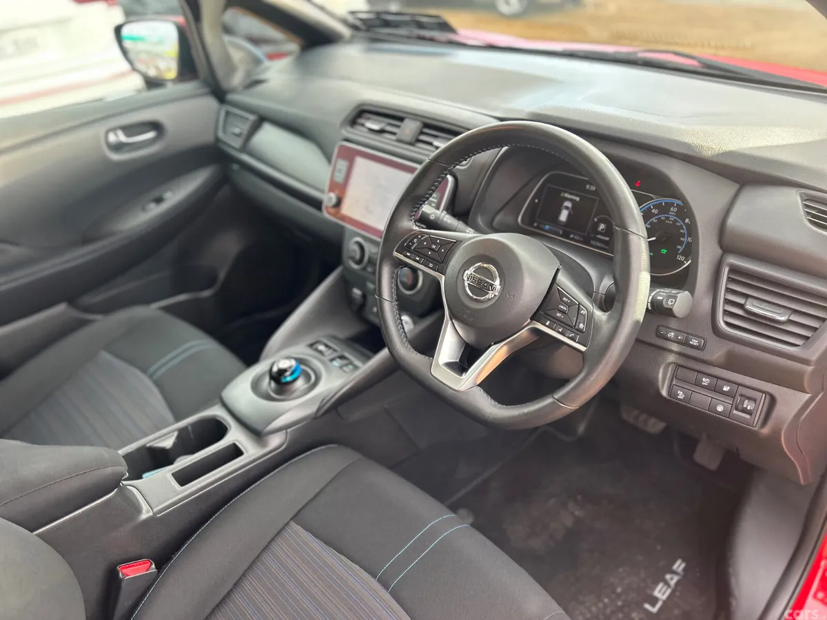 Nissan Leaf Hatchback, Electric, 2021, Red