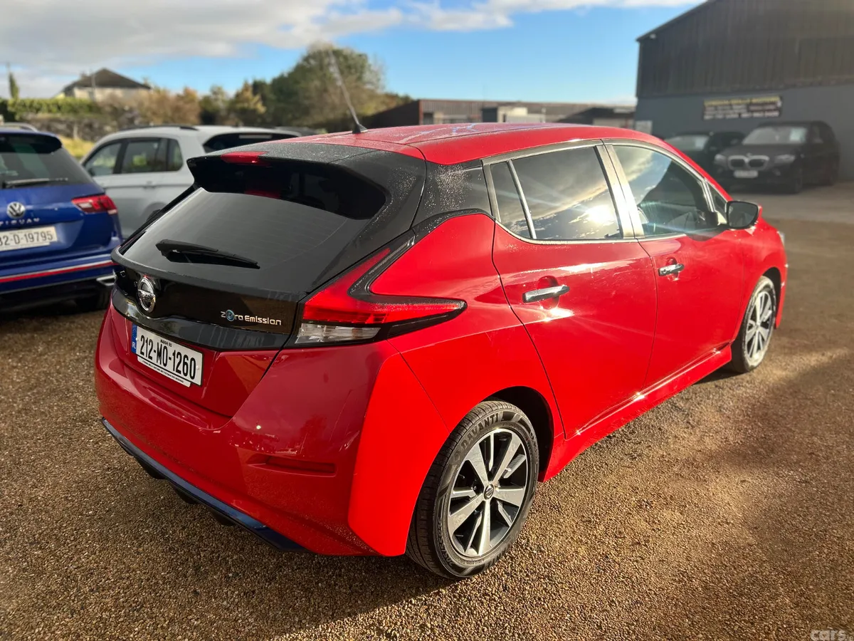 Nissan Leaf Hatchback, Electric, 2021, Red