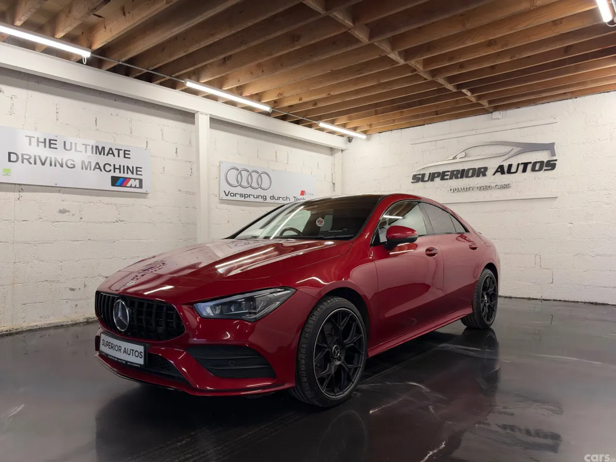 Mercedes-Benz CLA Coupe, Petrol Hybrid, 2022, Red