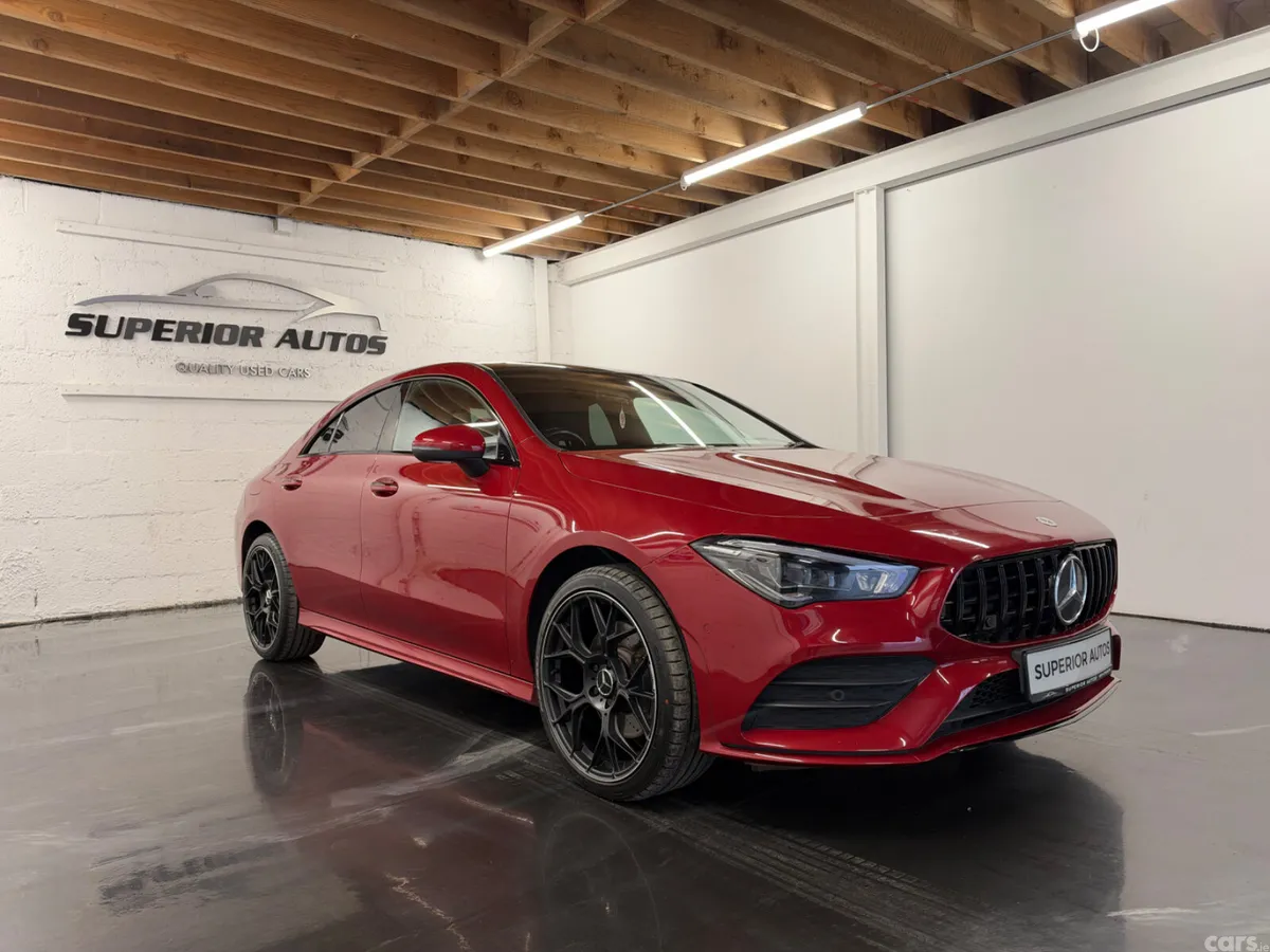 Mercedes-Benz CLA Coupe, Petrol Hybrid, 2022, Red