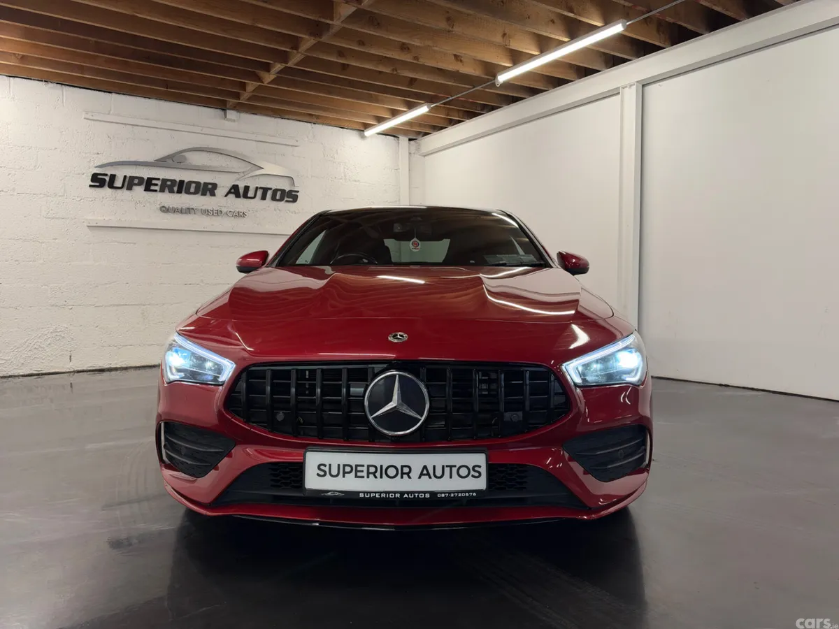Mercedes-Benz CLA Coupe, Petrol Hybrid, 2022, Red