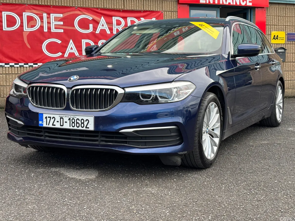BMW 5-Series Estate, Diesel, 2017, Blue
