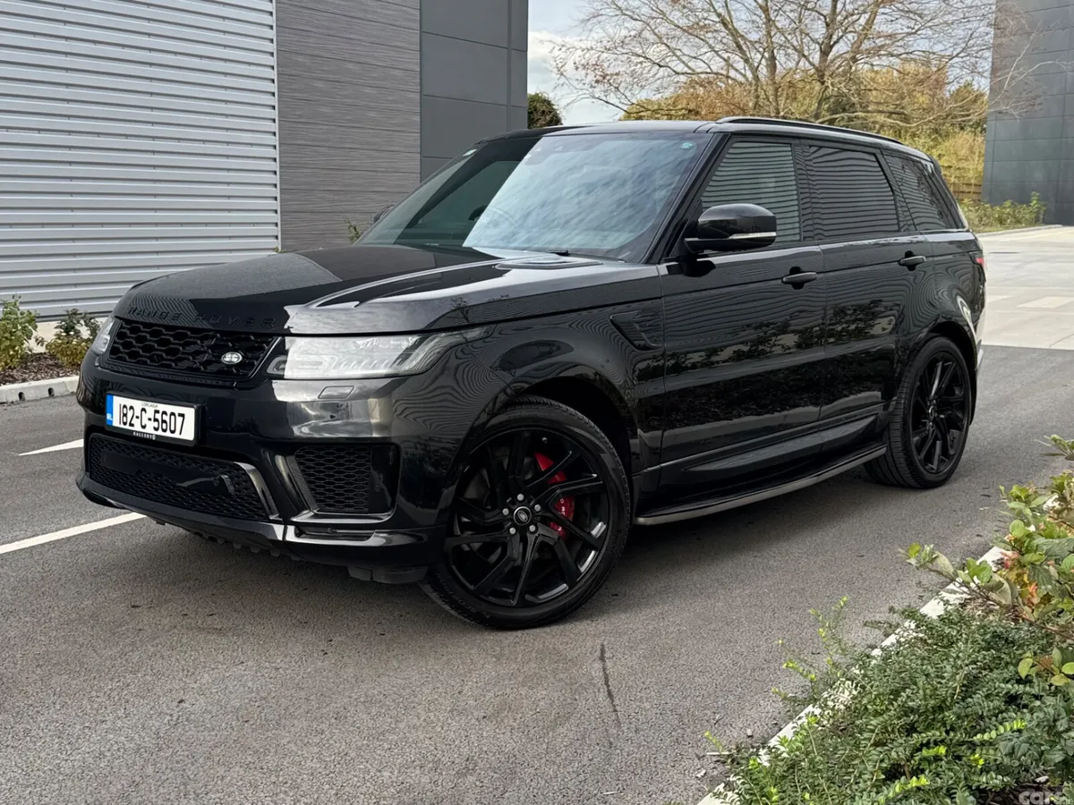 Land Rover Range Rover Sport SUV, Petrol Plug-in Hybrid, 2018, Black