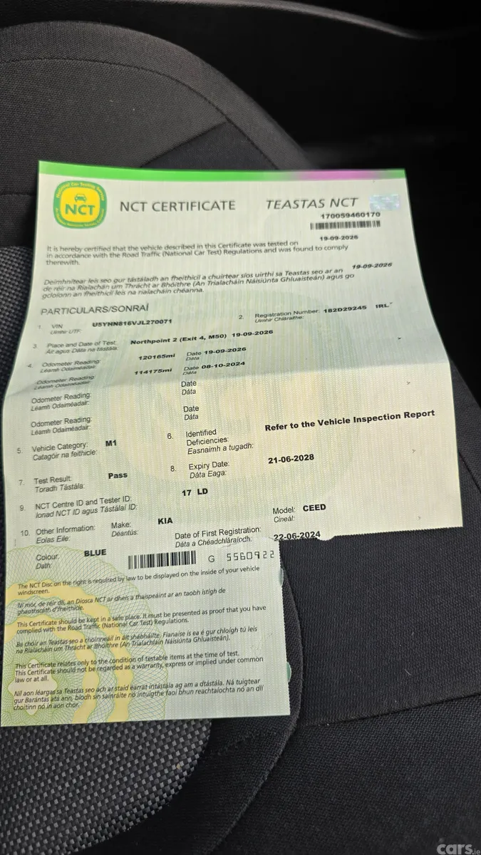 Kia Ceed Estate, Diesel, 2018, Blue
