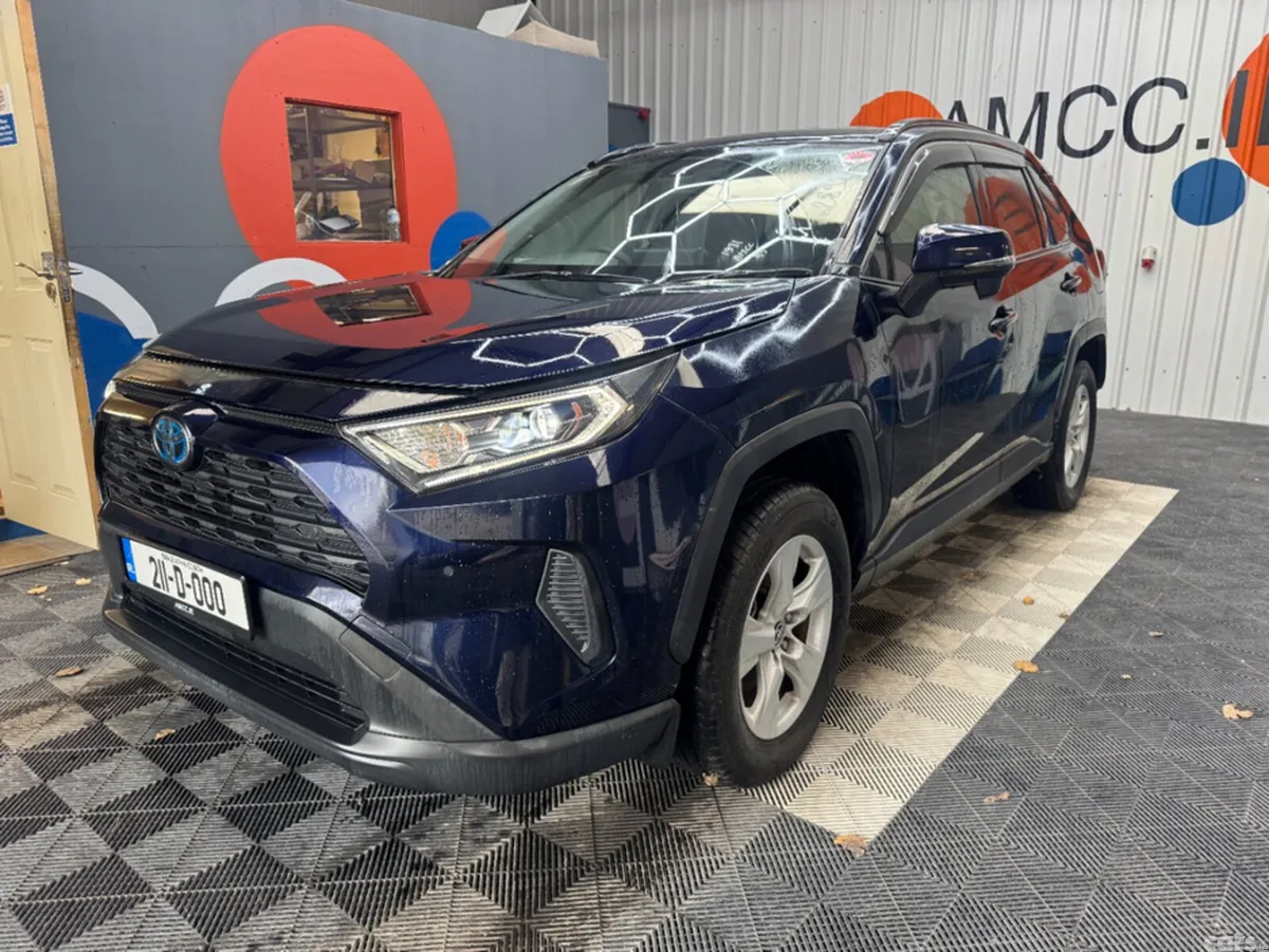 Toyota RAV4 SUV, Petrol Hybrid, 2021, Blue