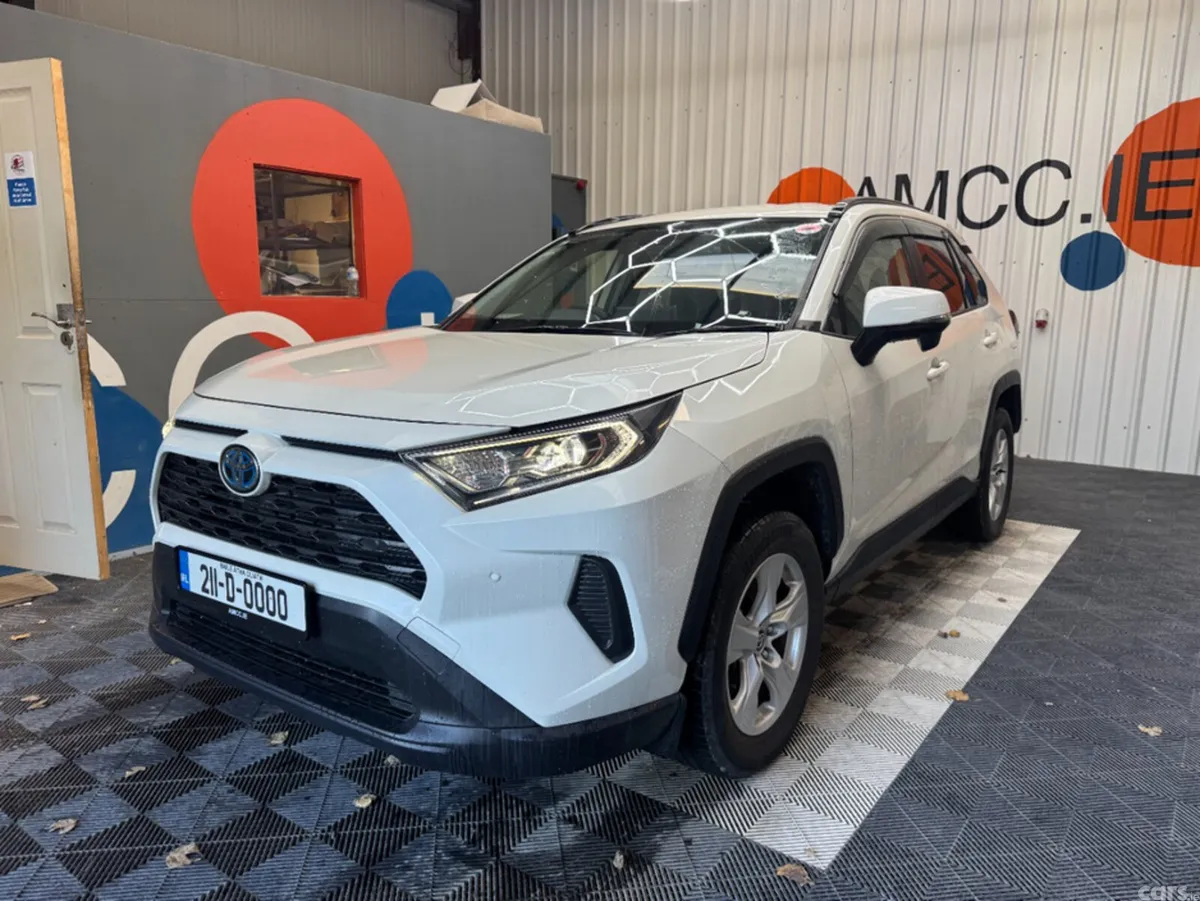 Toyota RAV4 SUV, Petrol Hybrid, 2021, White