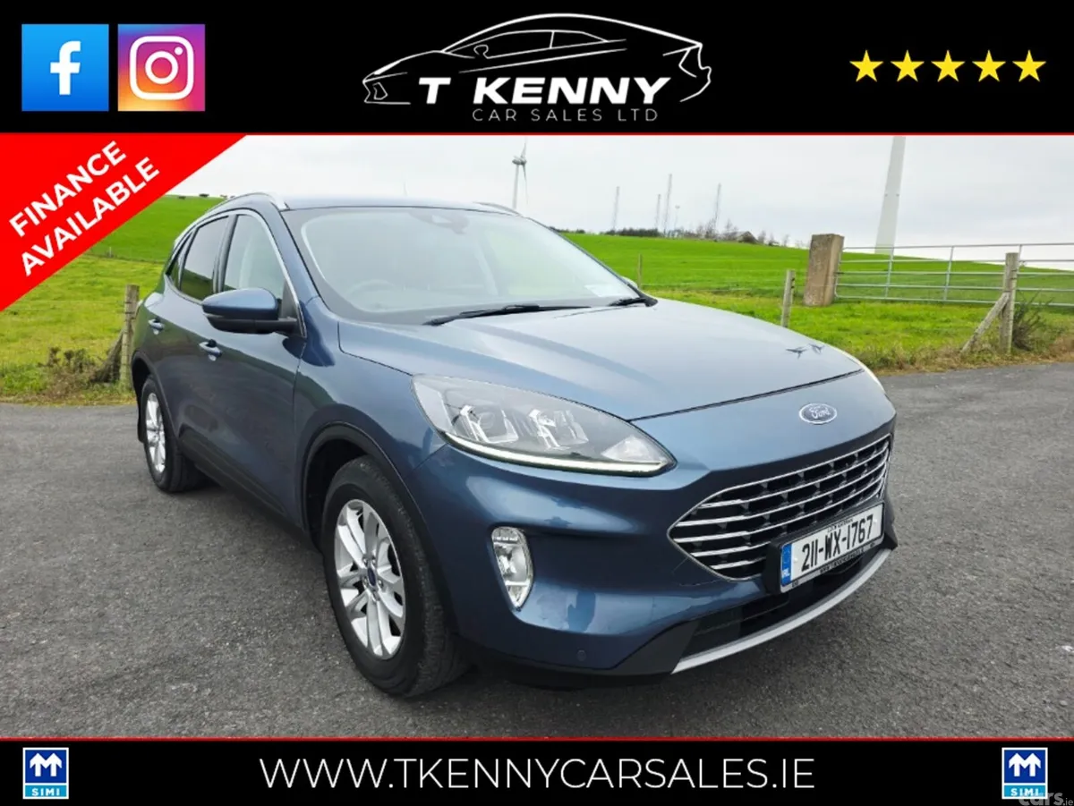Ford Kuga MPV, Diesel Hybrid, 2021, Blue