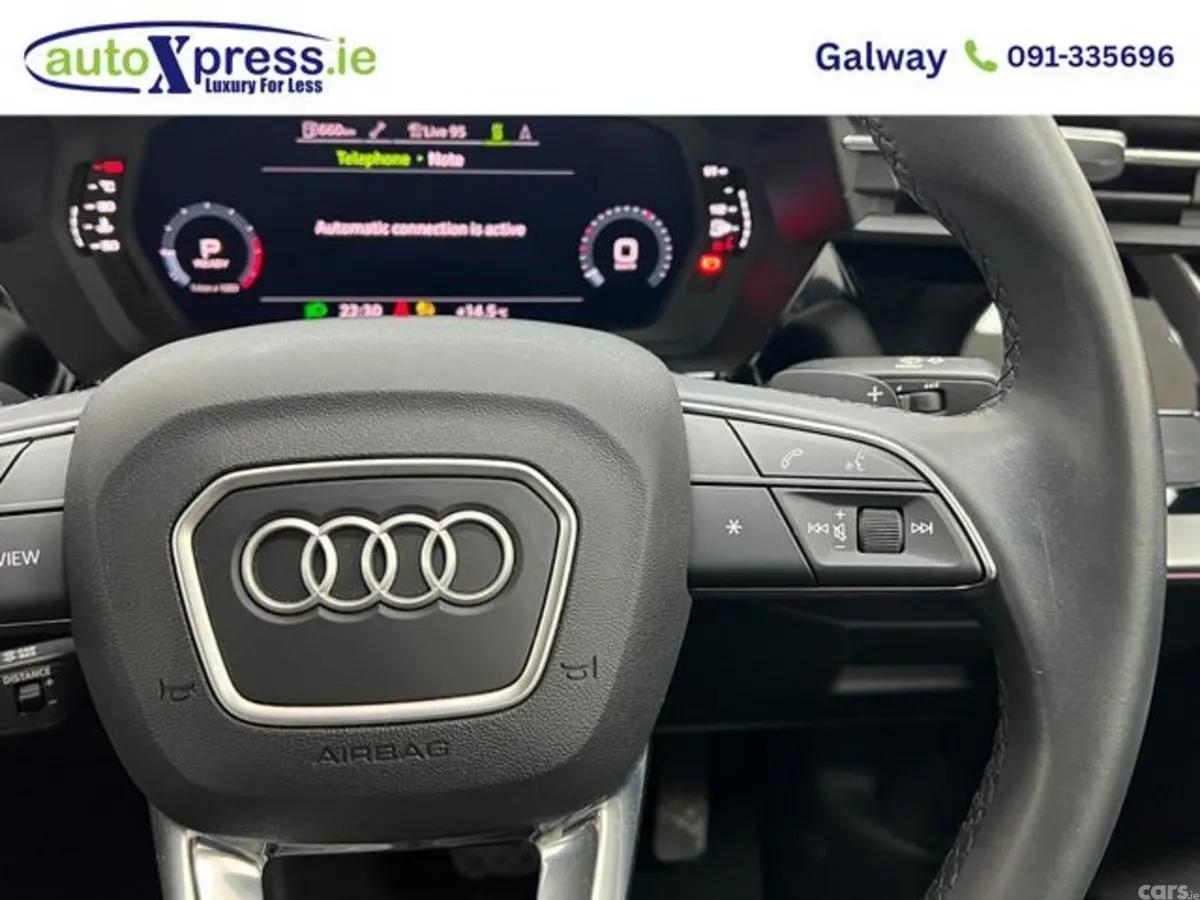 Audi A3 Saloon, Petrol, 2022, Red