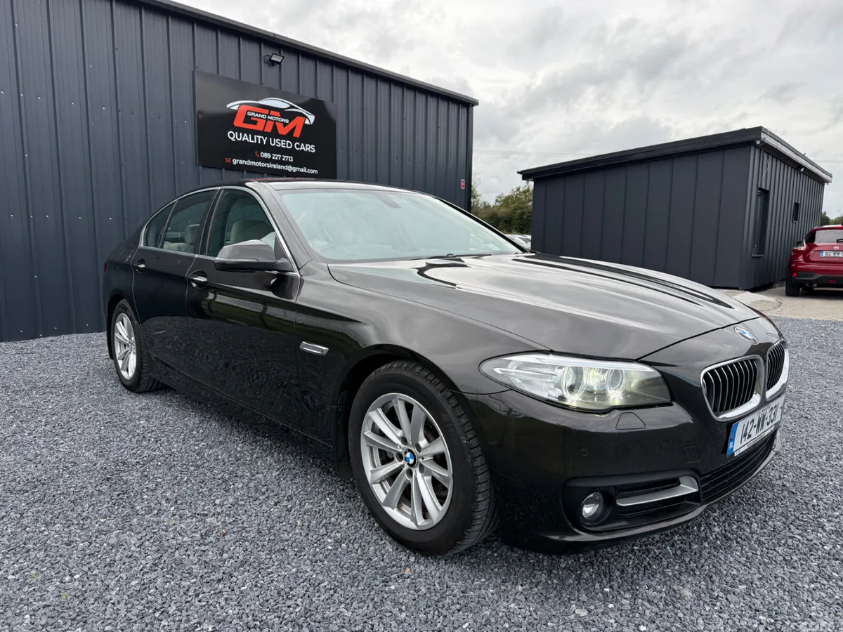 BMW 5-Series Saloon, Diesel, 2014, Brown