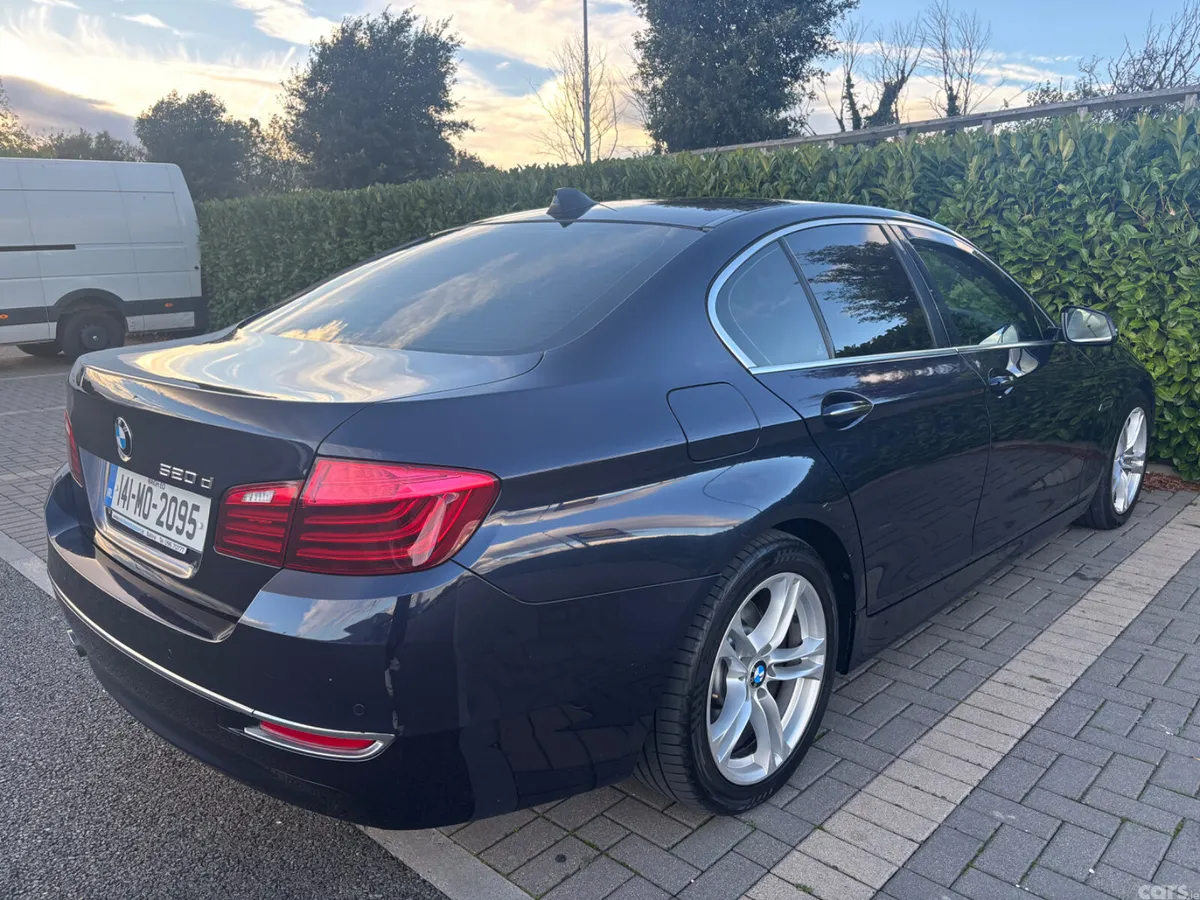 BMW 5-Series Saloon, Diesel, 2014, Blue