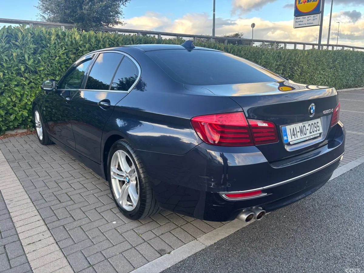 BMW 5-Series Saloon, Diesel, 2014, Blue