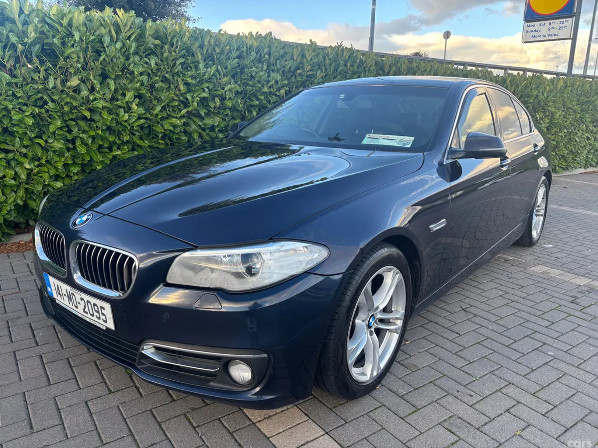 BMW 5-Series Saloon, Diesel, 2014, Blue